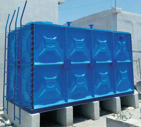 Modern office with a team working